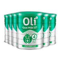 OLi6 颖睿 澳6小羊罐 Oli6儿童羊奶粉澳洲进口益生菌成长学生奶粉800g4段6罐