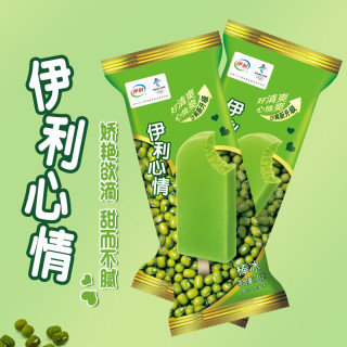 yili 伊利 伊利心情棒冰70克绿豆沙雪糕 40支