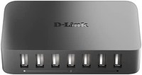 D-Link 友讯 DUB-H7 7端口 USB 2.0 转换插座(支持Windows，Mac OS X，Linux)