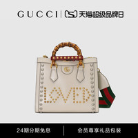 Gucci Lovelight系列Diana竹节小号托特包