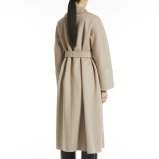 Max Mara 麦丝玛拉 女士羊毛中长款大衣 9011072106 米色 44