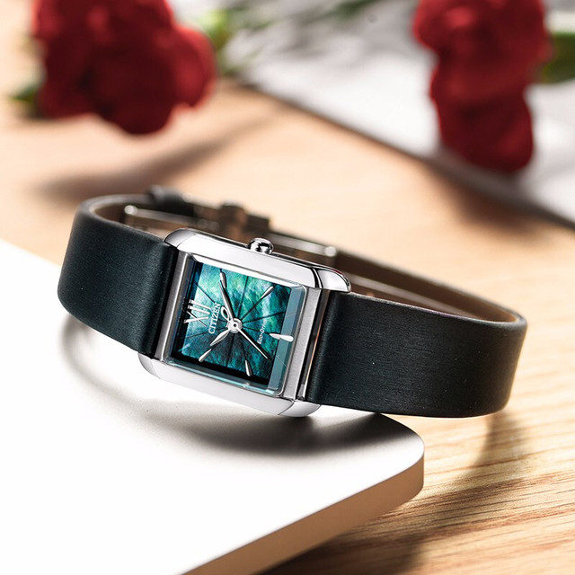 CITIZEN 西铁城 L系列 22毫米光动能腕表 EW5550-16N