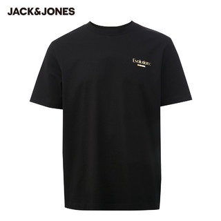 杰克琼斯 男士印花短袖T恤 221201404