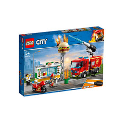 LEGO 乐高 City 城市系列 60214 汉堡店消防救援