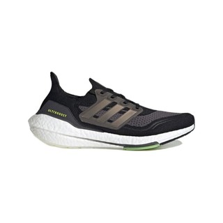 adidas 阿迪达斯 Ultraboost 21 男子跑鞋 FY0374 黑/灰棕 40.5