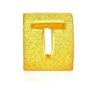 CHOW TAI FOOK 周大福 F189563 字母T足金转运珠