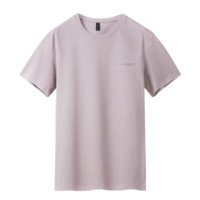 CAMEL 骆驼 男士圆领短袖T恤 XAB265045 粉色 L