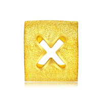 CHOW TAI FOOK 周大福 F189567 字母X足金转运珠 1.2g