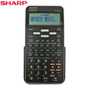 SHARP 夏普 EL-W82TL学生考试专用计算器科学函数计算机 黑色