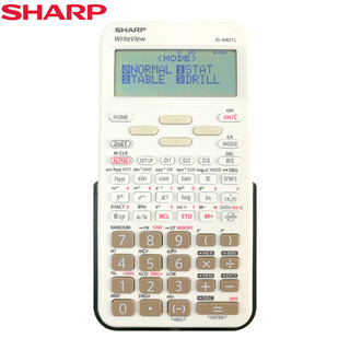 SHARP 夏普 EL-W82TL学生考试专用计算器科学函数计算机 黑色