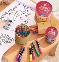 Joan Miro 美乐 童年丝滑蜡笔可水洗油画棒转笔幼儿园12色绘画笔不脏手无毒儿童礼物