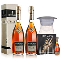 RÉMY MARTIN 人头马 CLUB 干邑白兰地 40%vol 700ml+ 30ml 礼盒装