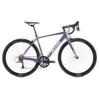 XDS 喜德盛 公路自行车RC500禧玛诺16速中空牙盘健身公路车  变色龙白紫480mm