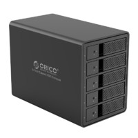 ORICO 奥睿科 3.5英寸 五盘位 SATA硬盘盒 USB 3.0 Type-B 9558U3 英规