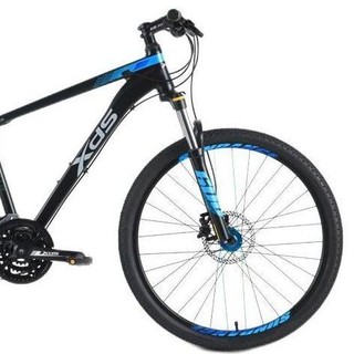 XDS 喜德盛 逐日 600 山地自行车 黑蓝色 26英寸 27速 17英寸车架 青春版
