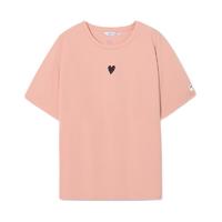 eifini 伊芙丽 女士圆领短袖T恤 1C5901881 粉色 M
