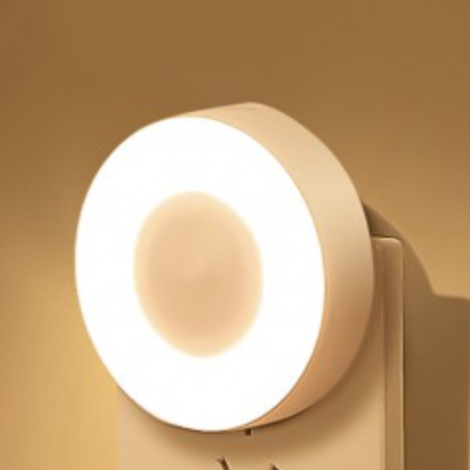 Midea 美的 LED柔光小夜灯 0.8W 单只装 遥控款