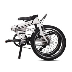 DAHON 大行 P8 折叠自行车 KAC082 亮面白 20寸 8速 青春版