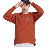 三夫 山之道系列 男士长袖T恤 21401 红衫 XXL