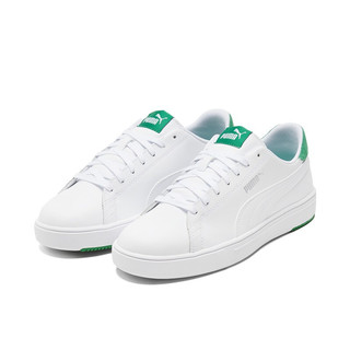 PUMA 彪马 Serve Pro Lite 中性运动板鞋 374902-05 白/亚马逊绿/银色 40