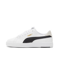 PUMA 彪马 Serve Pro Lite 中性运动板鞋 374902-08 白/黑色/金色 41