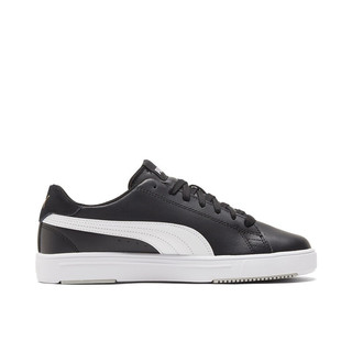 PUMA 彪马 Serve Pro Lite 中性运动板鞋 374902-02 黑色/白/金色 38