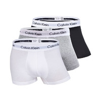 黑卡会员：Calvin Klein 男士平角内裤3条套装 U2664G