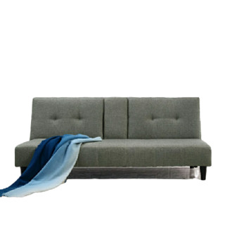 LINSY 林氏家居 沙发床 两用简易折叠沙发客厅小户型多功能现代简约单人布艺沙发