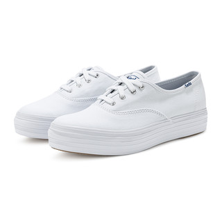 Keds 女士低帮帆布鞋 WF57298 白色 39