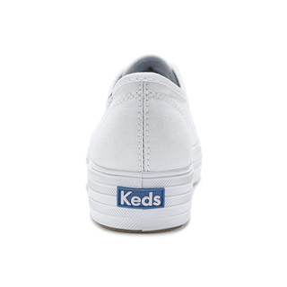 Keds 女士低帮帆布鞋 WF57298 白色 35