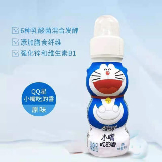 伊利 QQ星小嘴吃的香乳酸菌饮品芝士荔枝味原味180ml*12瓶整箱混合乳酸菌 原味180ml*12瓶(3月份产)