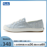 Keds旗舰店低帮女鞋休闲鞋酷感潮绣时尚帆布鞋WF60321