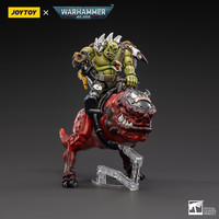 JOYTOY 暗源 战锤40K 欧克蛮人骑冲撞跳跳 1:18可动人偶