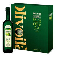 PLUS会员：欧丽薇兰 特级初榨橄榄油  750ml*2礼盒装