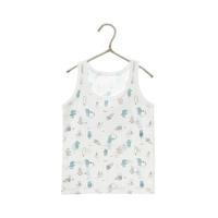 小青龙 7094 男童背心内衣 蓝跳绳熊 65码