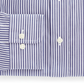 Ralph Lauren/拉夫劳伦男装 经典版型条纹府绸衬衫RL13611