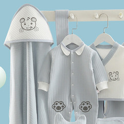 INSAHO YEF026 婴儿礼盒 厚款 21件套 可爱熊蓝色