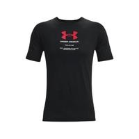 UNDER ARMOUR 安德玛 Engineered 男子运动T恤 1366443-001 黑色 L