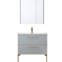 JOMOO 九牧 A1267-117T-1 简奢浴室柜组合 烟灰色 70cm 普通款