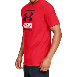 UNDER ARMOUR 安德玛 Gl Foundation 男子运动T恤 1326849-602 红色 XL