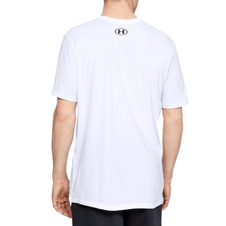 UNDER ARMOUR 安德玛 Gl Foundation 男子运动T恤 1326849-100 白色 S