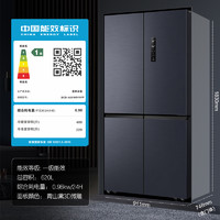 Ronshen 容声 BCD-620WD19FP 620L 十字对开门冰箱