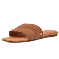UGG 瑞维拉系列 女士拖鞋 1128644 栗色 38