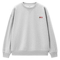 GIORDANO 佐丹奴 女士圆领卫衣 133917641001 巧克力款 灰色 XL