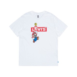 Levi's 李维斯 X SUPER MARIO 男女款圆领短袖T恤 22491 白色 L