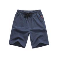 月伊纺 男士短裤 XZ1218-3-K66 深蓝色 L