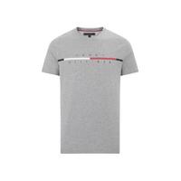 TOMMY HILFIGER 汤米·希尔费格 男士圆领短袖T恤 MW0MW22128 浅灰色 L