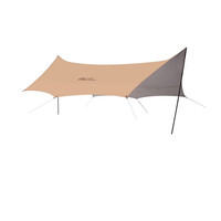 MOBI GARDEN 牧高笛 俊庭 天幕帐篷 NX20661025 暖沙色 520*450*230cm 6-8人