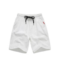 月伊纺 男士短裤 XZ1218-3-K66 白色 XL