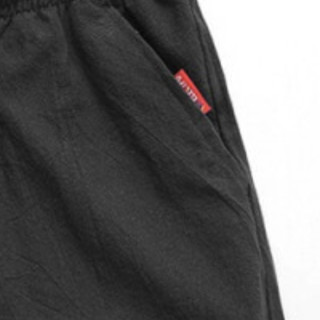 月伊纺 男士短裤 XZ1218-3-K66 黑色 L